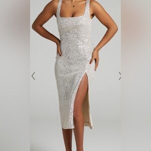 Midi sequin dress
